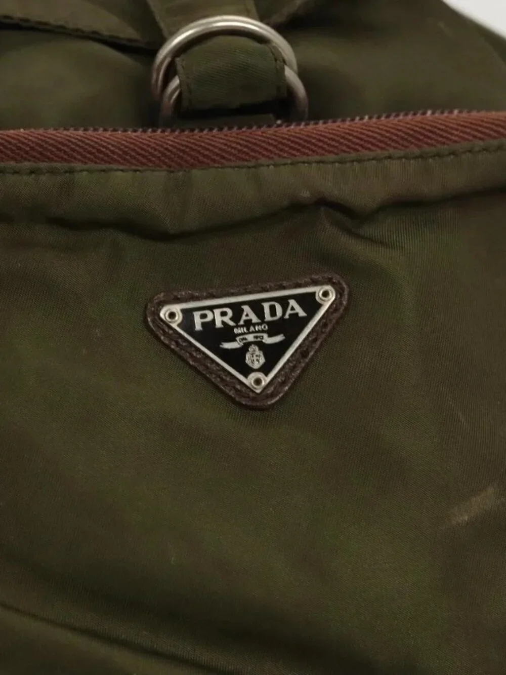 Prada brand	prada color	khaki